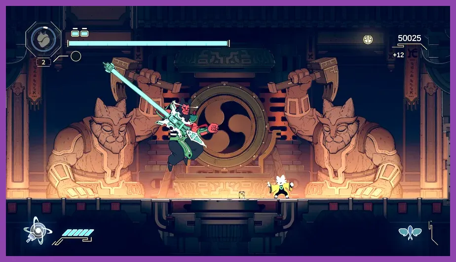 Nine Sols boss encounter requiring high damage mitigation