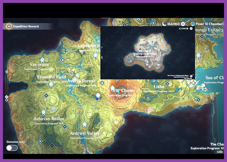 The mysterious inverted city located deep within The Chasm underground mines