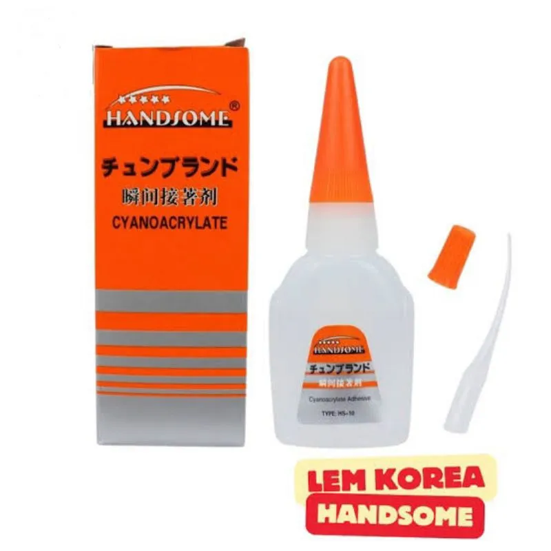 Lem Korea Handsome Serbaguna Super Kuat 50 Pcs