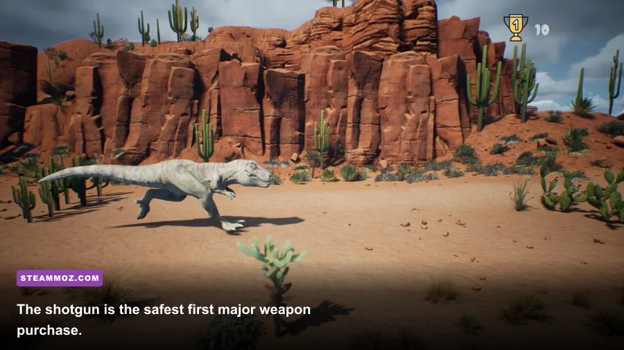 Regina using the shotgun against dinosaurs in Dino Crisis 2