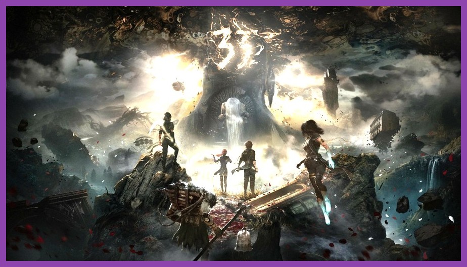 Wallpaper featuring the Abyssal Herald boss in Clair Obscur Expedition 33