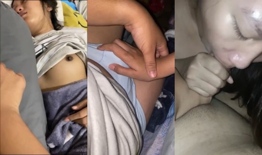 gangguin adek yang lagi tidur berujung kenak sepong