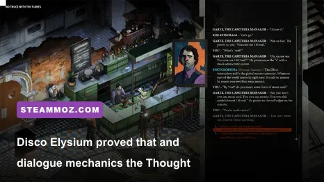 The atmospheric oil-painting aesthetic of Revachol in Disco Elysium