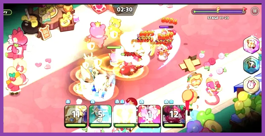 Cookie Run Kingdom world exploration combat interface