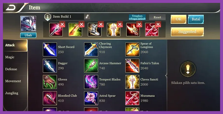 Arena of Valor: Best Weapons to Upgrade First