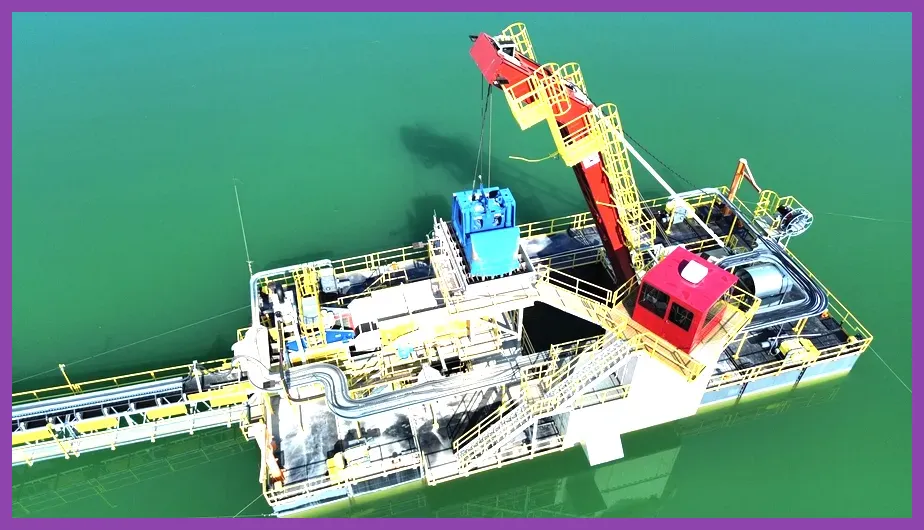 Equipping the Benthic Grate and Heavy Trawl Net in Dredge