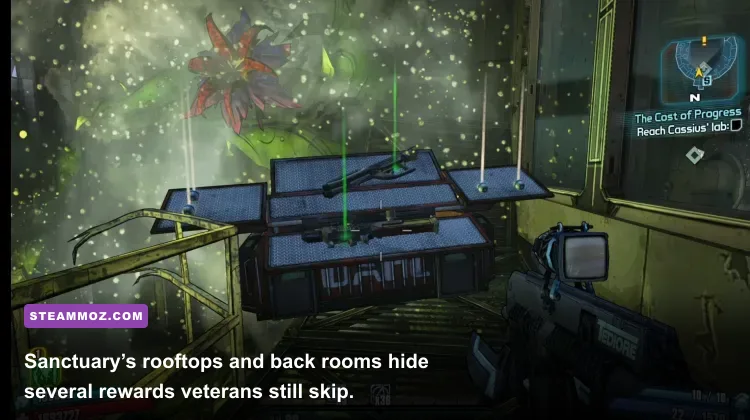 Borderlands 2 Sanctuary secret red chest hidden location