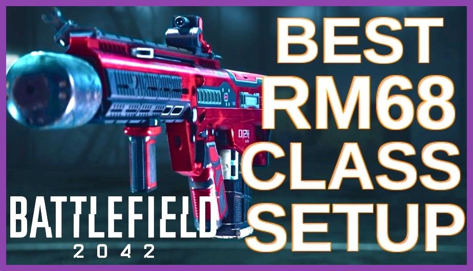 RM68 Assault Rifle attachment setup in Battlefield 2042 Plus System