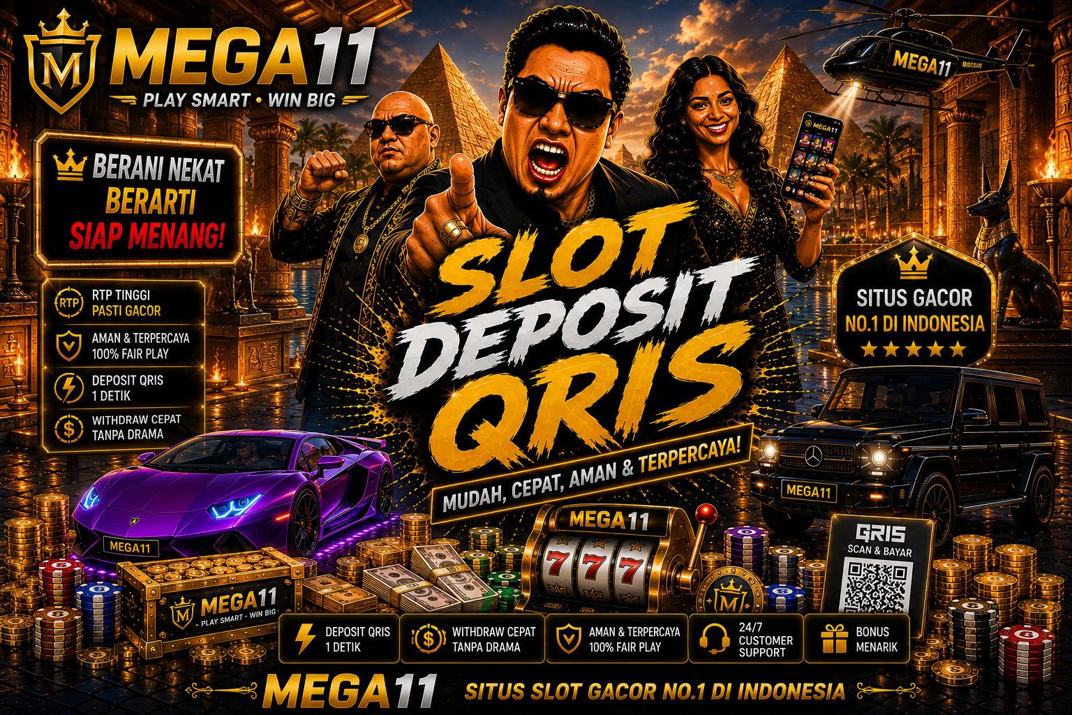 Mega11 Front Black 