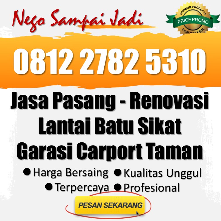 📱 WA 0812 2782 5310 - Kontraktor Pembuatan Garasi Batu Koral Di Magelang Tengah Magelang