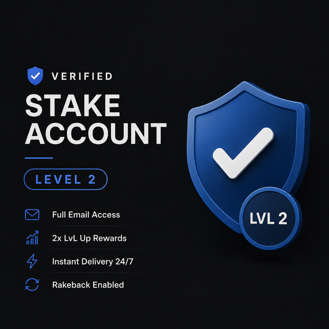 Buy Stake Level 2 KYC Account + Exclusive Rewards — KYC Verified Stake Account | Instant Delivery