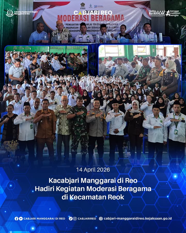 Kacabjari Manggarai di Reo Hadiri Kegiatan Moderasi Beragama di Kecamatan Reok