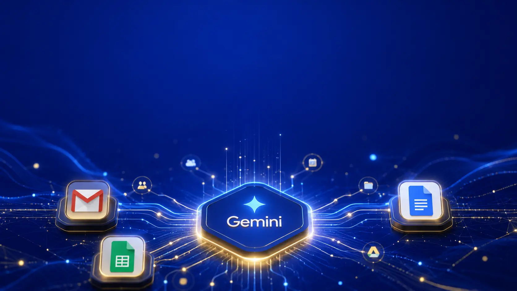 Gemini 2026年最新機能とGoogle Workspace連携のイメージ