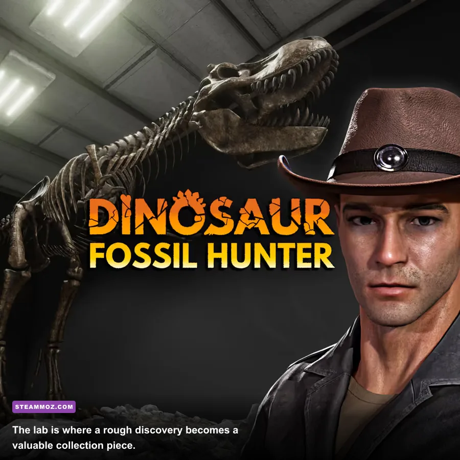 Dinosaur Fossil Hunter paleontology laboratory where fossils are prepared and catalogued