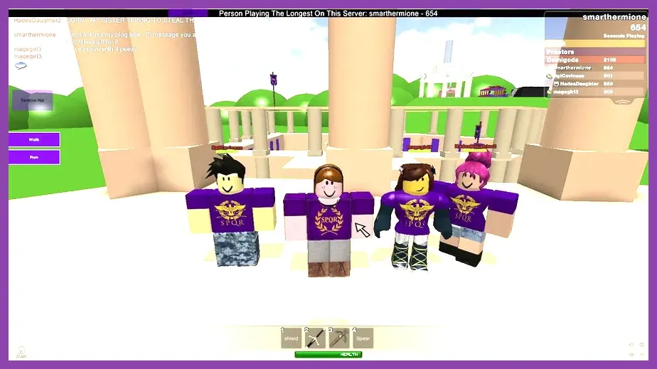 Roblox support class buffing teammates