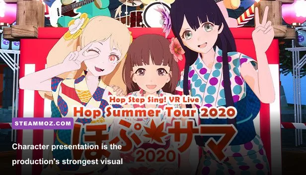 Hop Step Sing HopSummer 2nd anime idol characters close-up