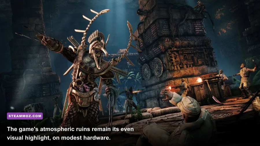 Ancient ruins and temple architecture from Deadfall Adventures in HD