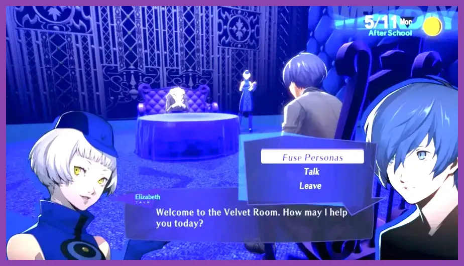 Persona 3 Reload Velvet Room Persona fusion