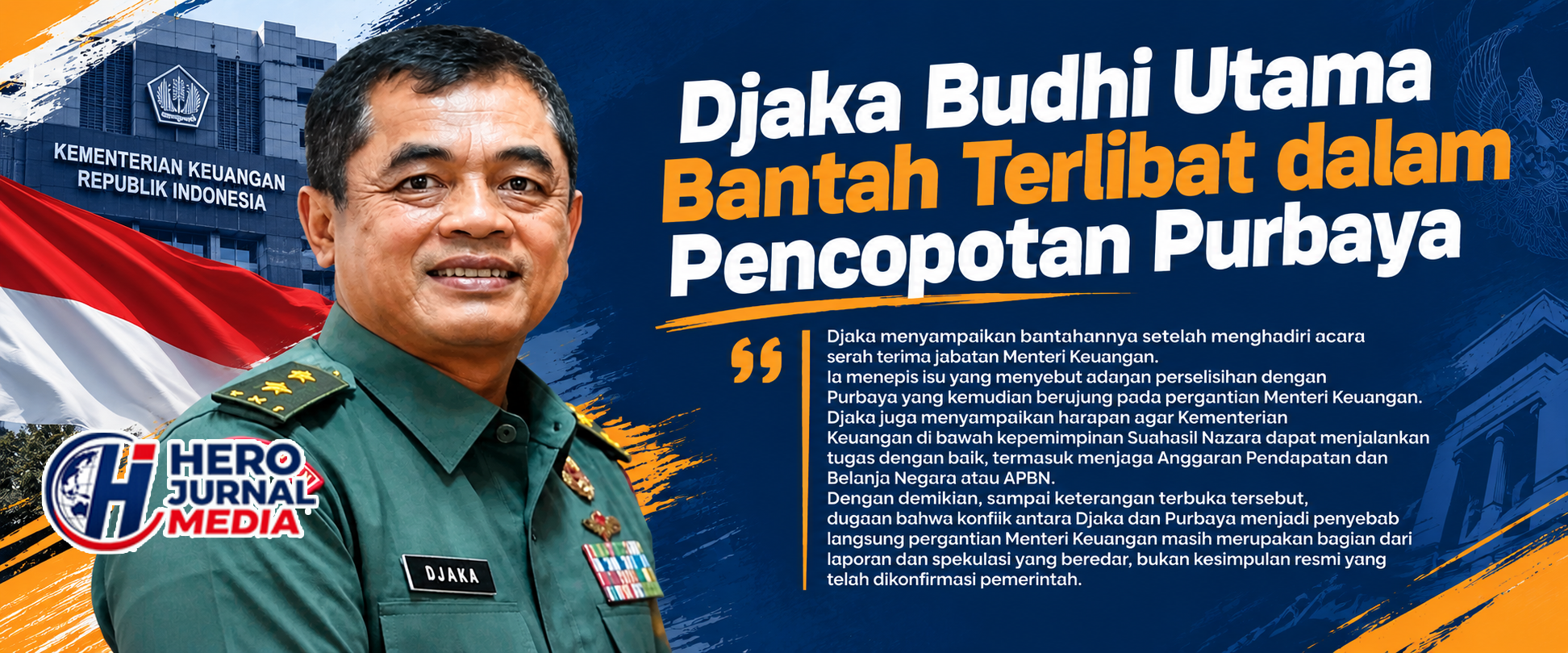 0 A Djaka Budhi Utama Bantah Pencopotan Purbaya