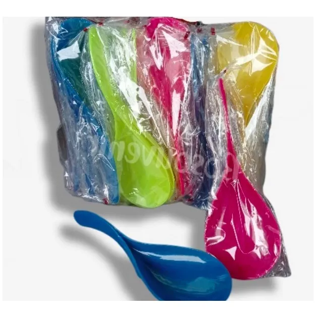 ENISOO STORE - Centong Pelangi kemas Plastik / centong sayur / centong makanan / Souvenir pernikahan khitanan - Gambar 2