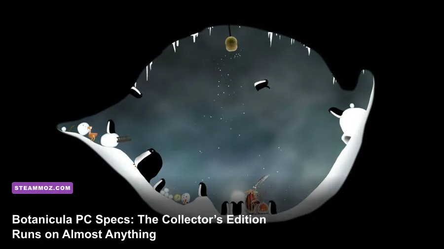 Botanicula Collector's Edition characters exploring a colorful tree world