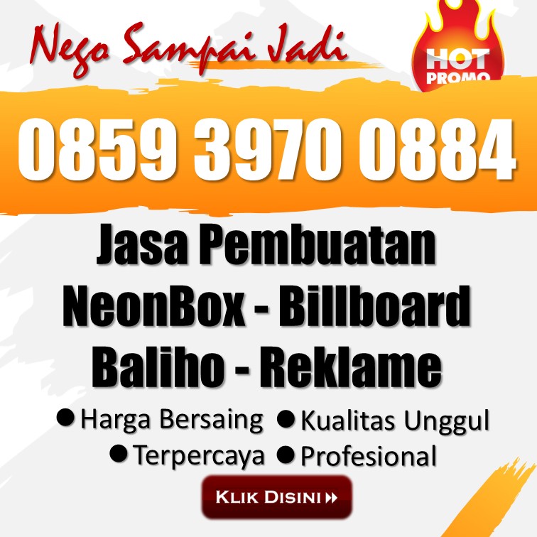 📣 WA 0859 3970 0884 - Jasa Desain Neon Box Warna Pink Berpengalaman Magelang Tengah Magelang