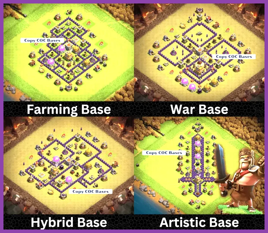 Clash of Clans clan war attack setup interface