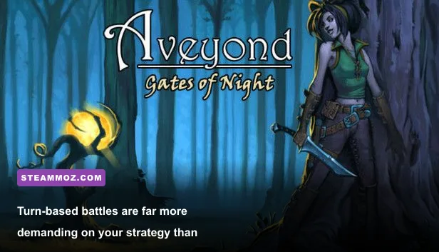 Aveyond Gates of Night party fighting enemies in turn-based combat
