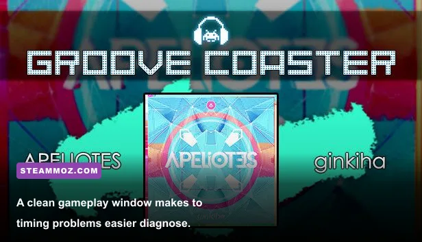 Groove Coaster APELIOTES song chart gameplay screenshot on Windows PC
