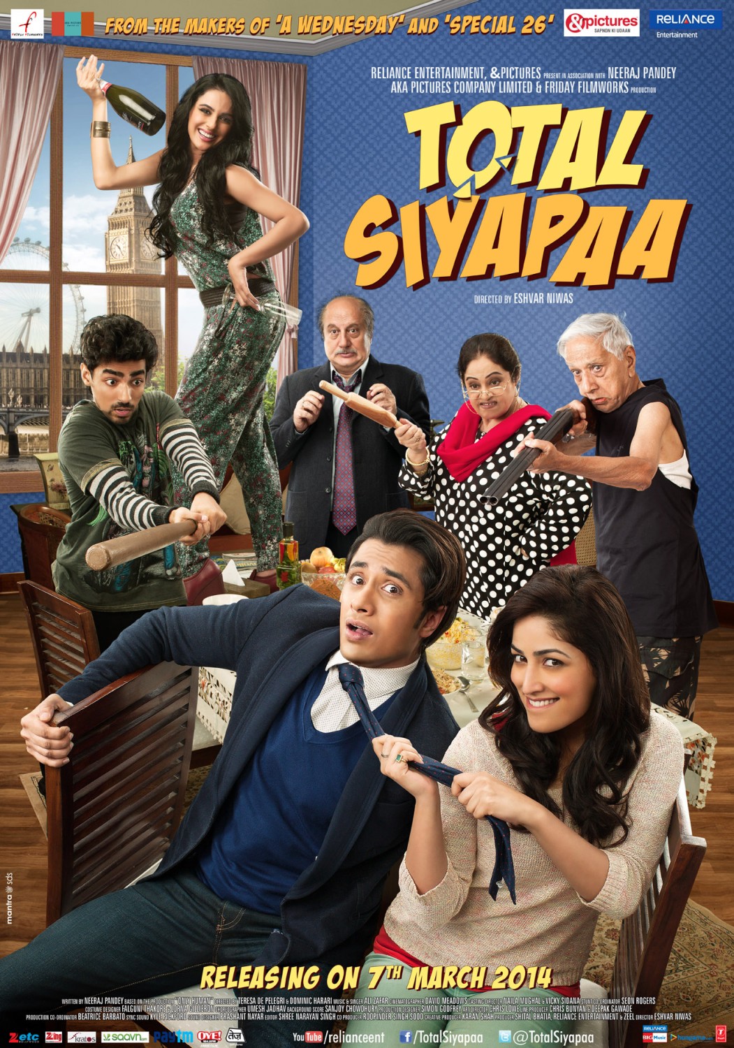 Total Siyapaa (2014) Hindi 1080p – 720p – 480p