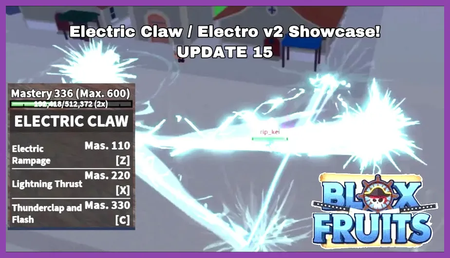 Electro skill dealing damage to enemies with visible numbers