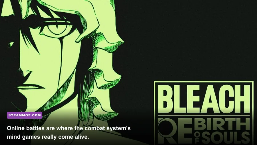 Ulquiorra and Ichigo facing off in an online versus match in BLEACH Rebirth of Souls