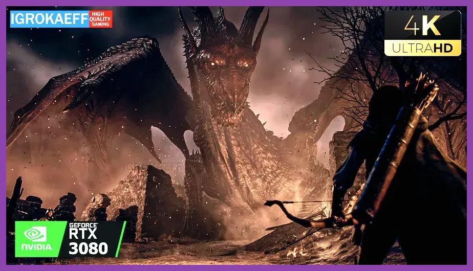 1080p gameplay screenshot of Dragon's Dogma 2 at high FPS