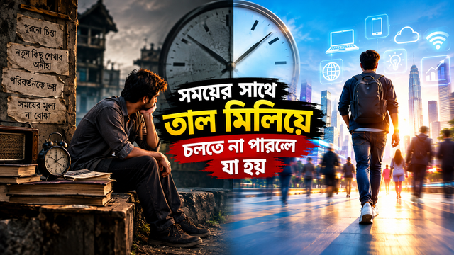 সময়ের সাথে তাল মিলিয়ে চলতে না পারলে যা হয়।