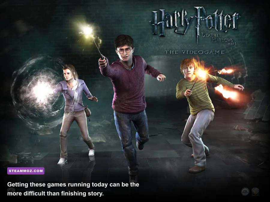 Classic Harry Potter PC game running on a modern Windows display