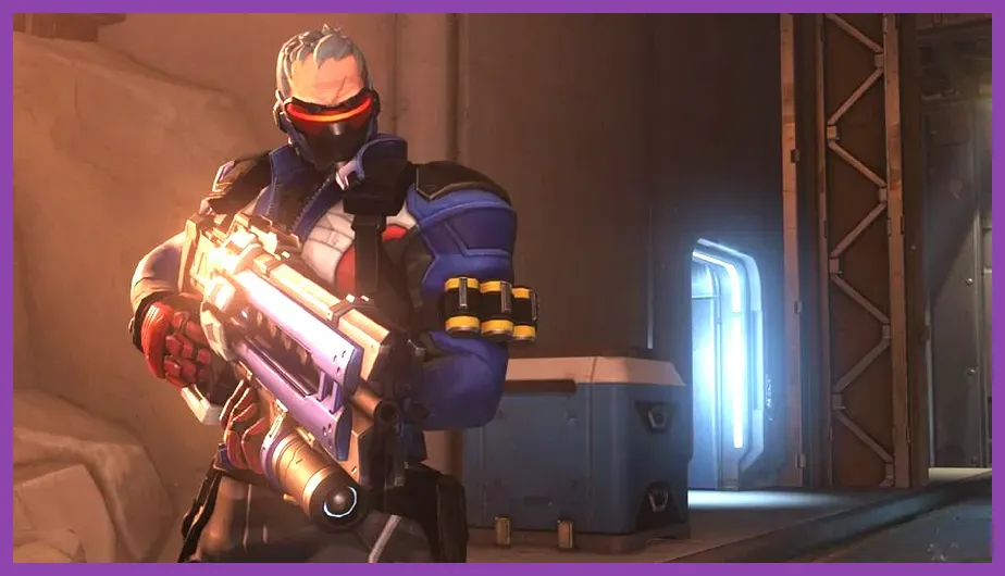 Soldier 76 in Overwatch 2 combat