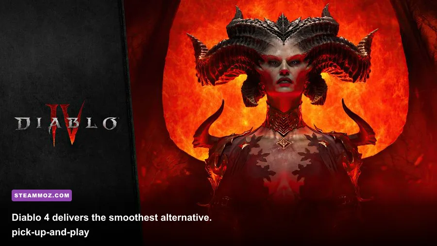 Diablo 4 Barbarian fighting demons during a Helltide event