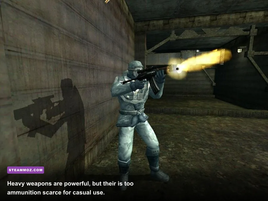 Chaser 2003 rocket launcher being used against armored enemies