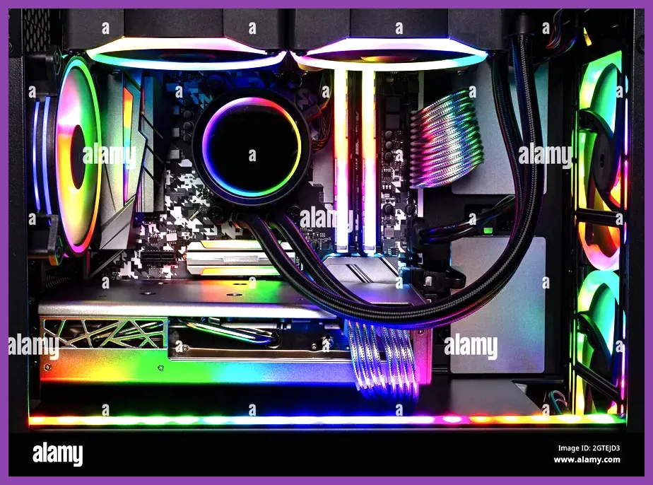 Gaming PC hardware components