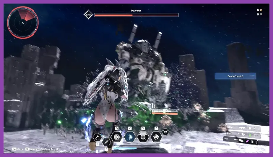 Bunny clearing a hard infiltration operation in The First Descendant