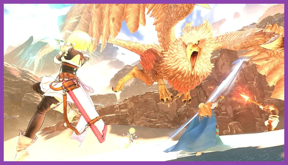 Granblue Fantasy Relink running on Steam Deck during a party battle