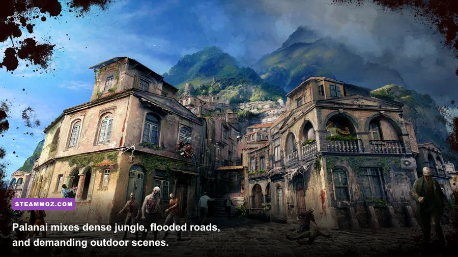 Dead Island Riptide Definitive Edition Palanai jungle and flooded town