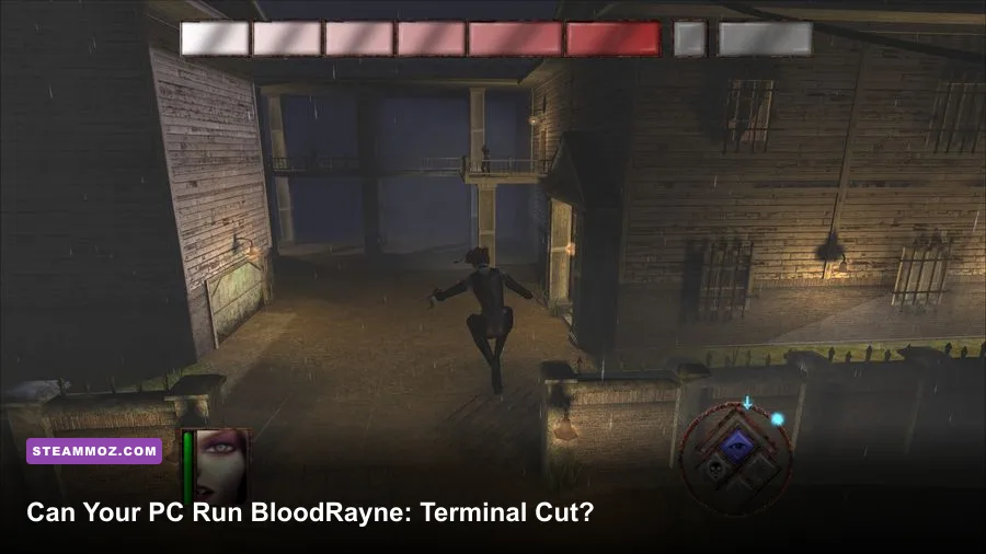 Rayne fighting enemies in BloodRayne Terminal Cut