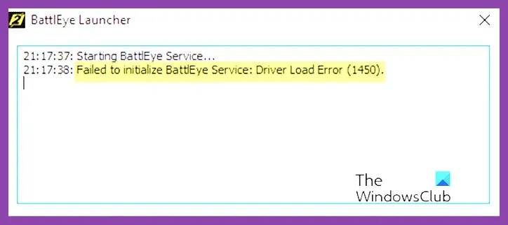 BattlEye anti-cheat initialization error in DayZ