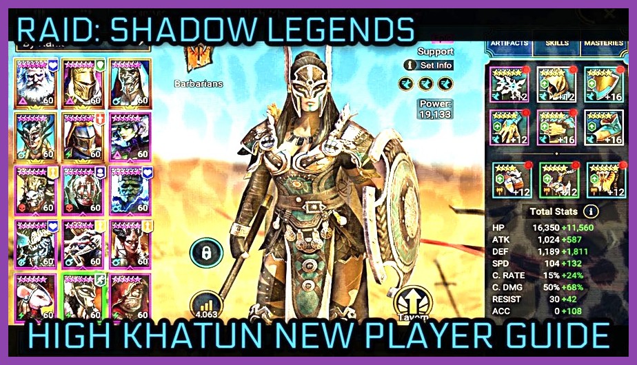High Khatun daily login reward champion showcase in Raid Shadow Legends