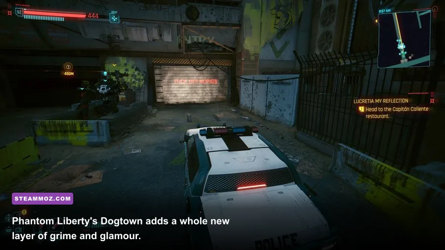 Dogtown district from Cyberpunk 2077: Phantom Liberty expansion