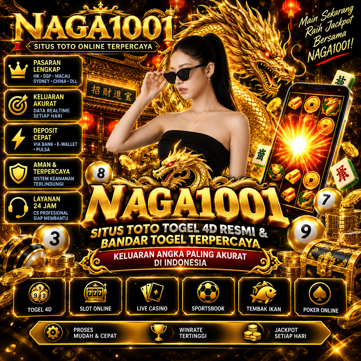 NAGA1001:  Situs Toto Togel 4D Resmi & Bandar Togel Terpercaya Keluaran Angka Paling Akurat di Indonesia