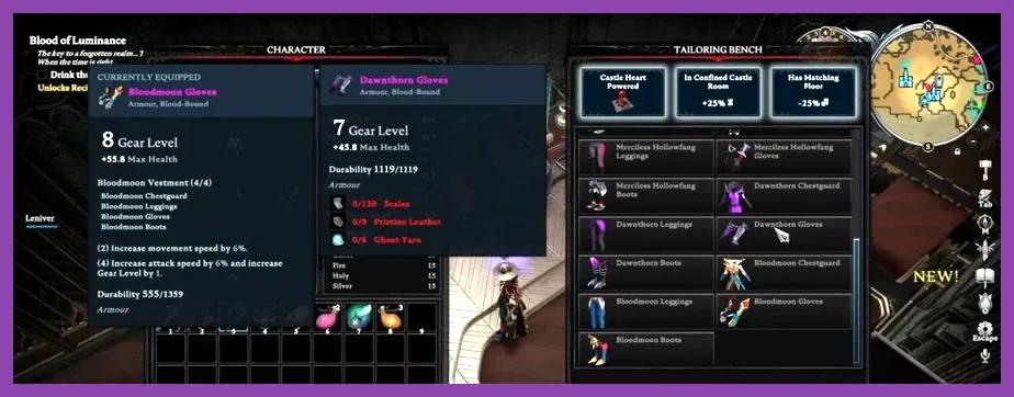 V Rising Gear Score Guide: How to Level Up Fast