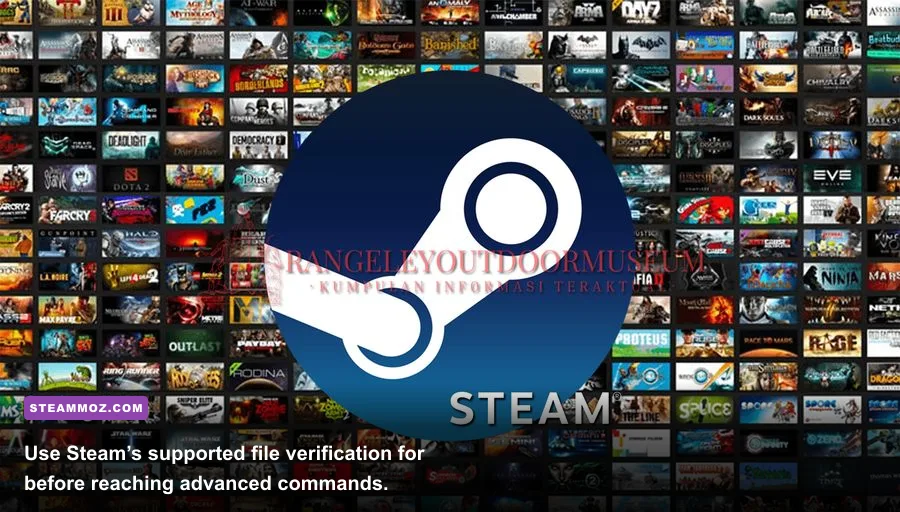 Steam game Properties page showing Verify integrity of game files