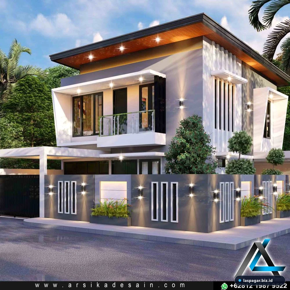 tren pagar rumah minimalis modern 2025 di Indonesia